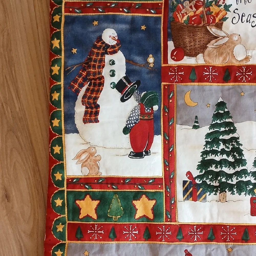 Handmade Snowman Christmas Wall Hanging 